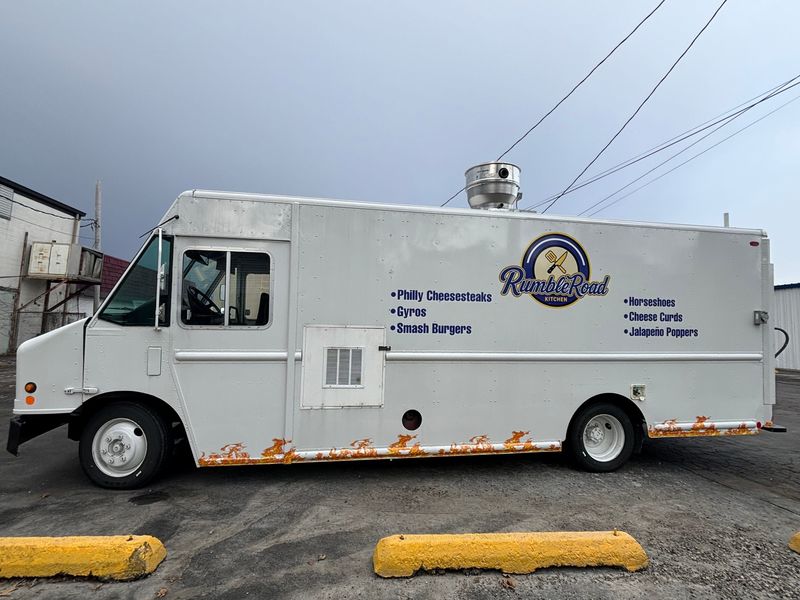 The Rumble Road Kitchen food truck is seen on Feb. 12, 2026, in Springfield. The food truck is expected to open in April.