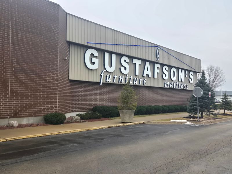 Gustafson's Furniture & Mattress, 6651 E. State St., seen Feb. 17, 2026, has closed after briefly re-opening.