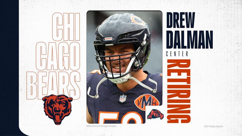 Bears center Drew Dalman retiring