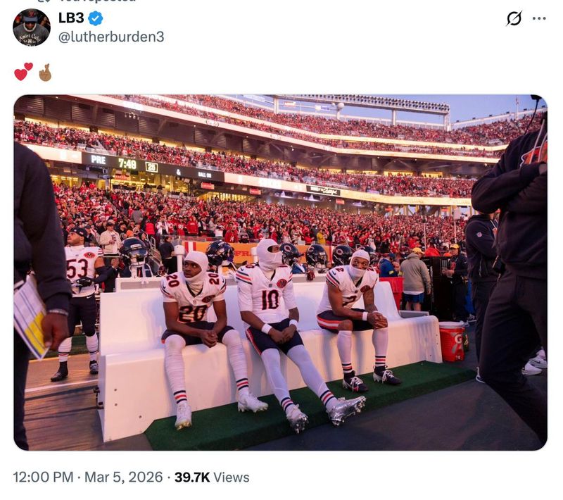 Luther Burden reacts to Bears trading DJ Moore