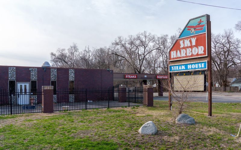 The former Sky Harbor Steak House property at 1321 North Park Road in West Peoria is up for sale.