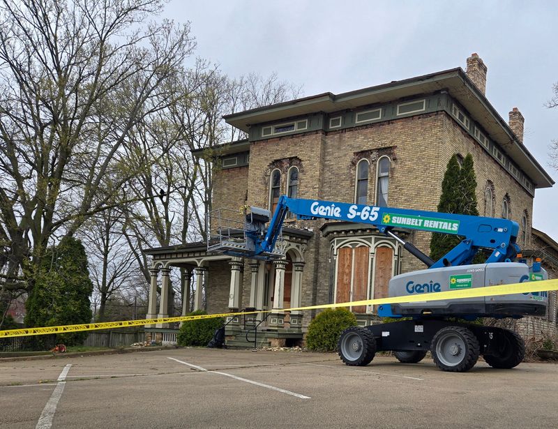 UW Health has acquired several properties seen Monday, April 13, 2026, including Rockford's Briggs Mansion, 1244 E. State St., in addition to 1238, 1246, 1250 and 1318 East State St., with plans to demolish them in May and make way for a SwedishAmerican Hospital future expansion project.