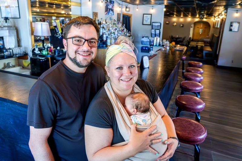 Ryan and JoElle Master, owners of Yesterday’s Bar and Grill at 363 Court Street in Pekin, became the parents of a baby girl named Charlie in February.