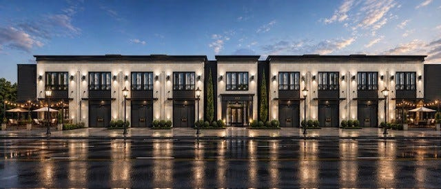 A rendering of the new mixed-use development coming to Peoria Heights. The village's Save-a-Lot grocery store was demolished to make room for the building.