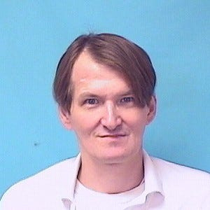 Keith Brackett is shown in an Illinois Department of Corrections photo. Brackett served time at Logan Correctional Center on burglary convictions and was paroled in December 2025.
