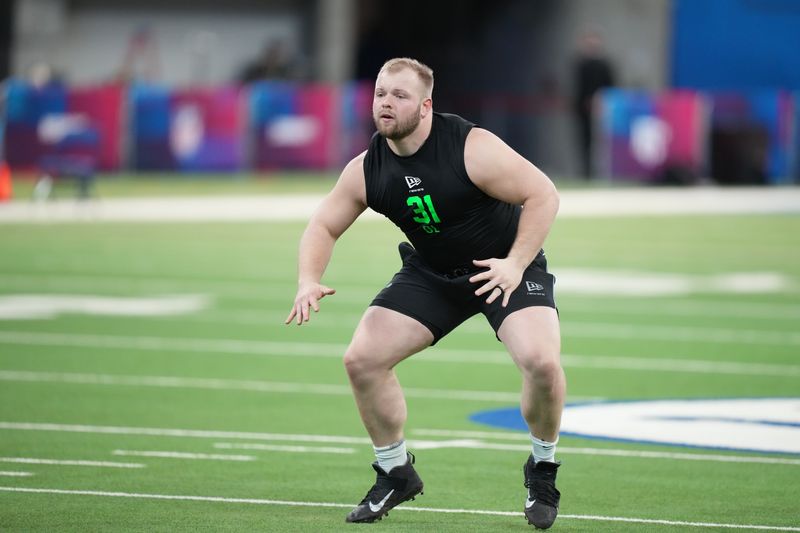 Iowa offensive lineman Logan Jones.