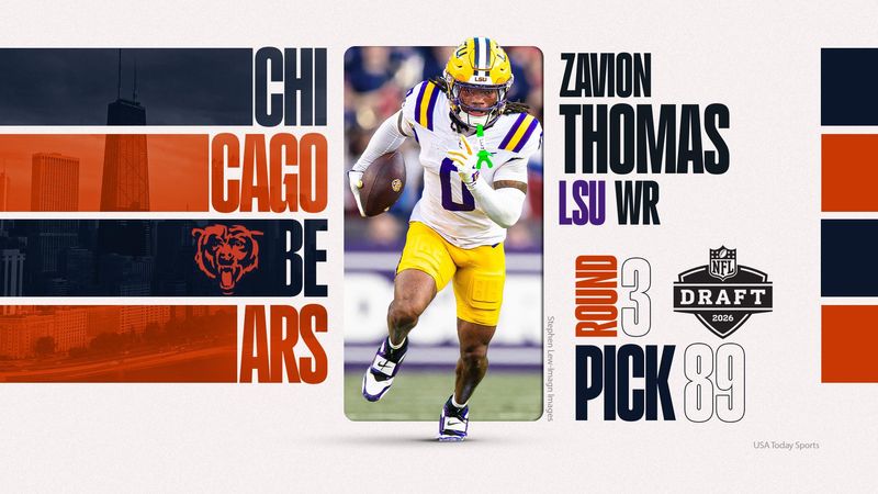 2026 NFL Draft: Bears select Zayvion Thomas