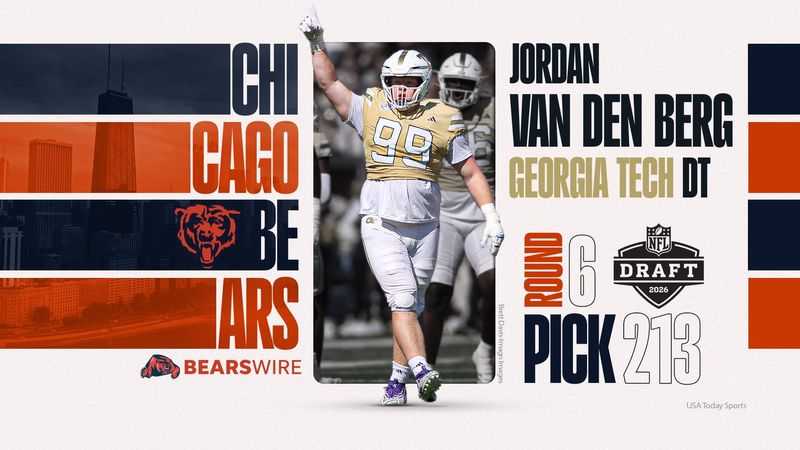 2026 NFL Draft: Bears select Jordan van den Berg