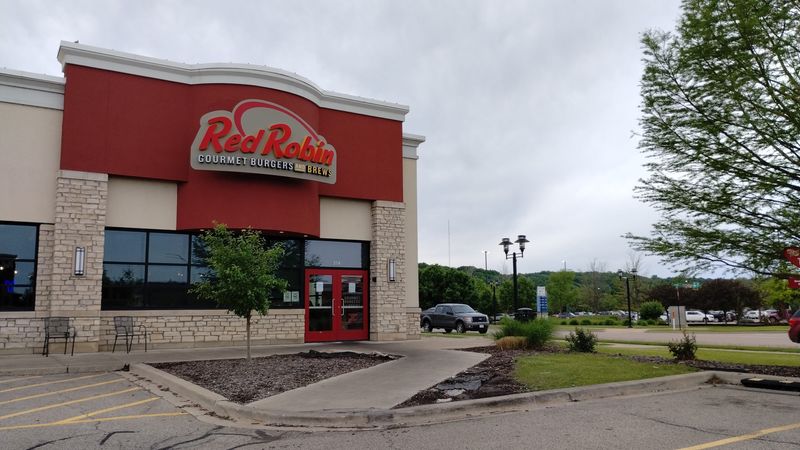 The Red Robin storefront at 314 W. Washington St., East Peoria, plans to close after a final day on May 24.