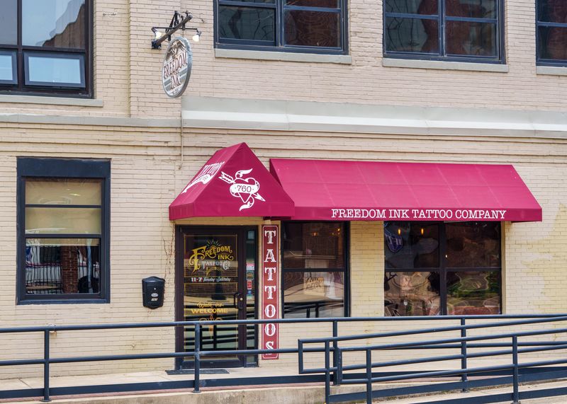 Freedom Ink at 760 SW Washington Street in Peoria's Warehouse District.