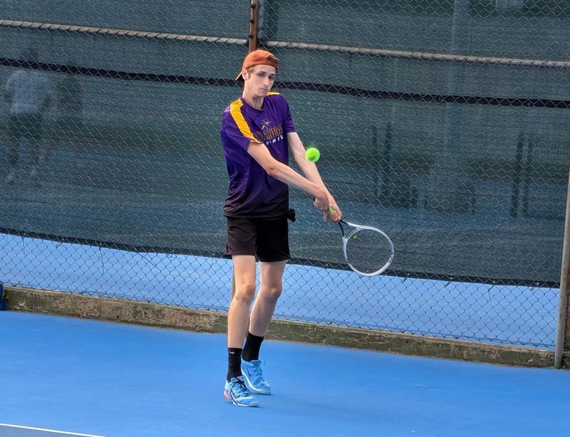 Hononegah senior Braden Monson maneuvered his way back to the IHSA boys state tennis tournament with a strong showing at the Guilford Sectional on May 22-23, 2026, in Rockford.