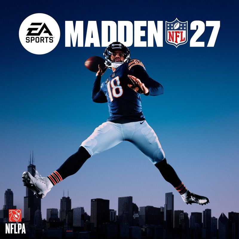 Bears quarterback Caleb Williams is on the Madden 27 cover.