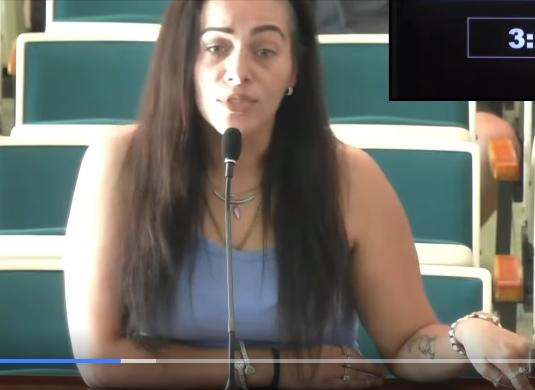 Jenna Guzman, addressing Springfield City Council June 2, 2026.