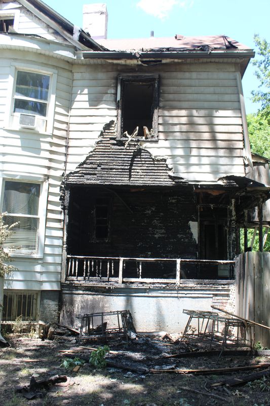 A sober living home at 550 S. State Street was burned in an alleged arson on June 13, 2026.