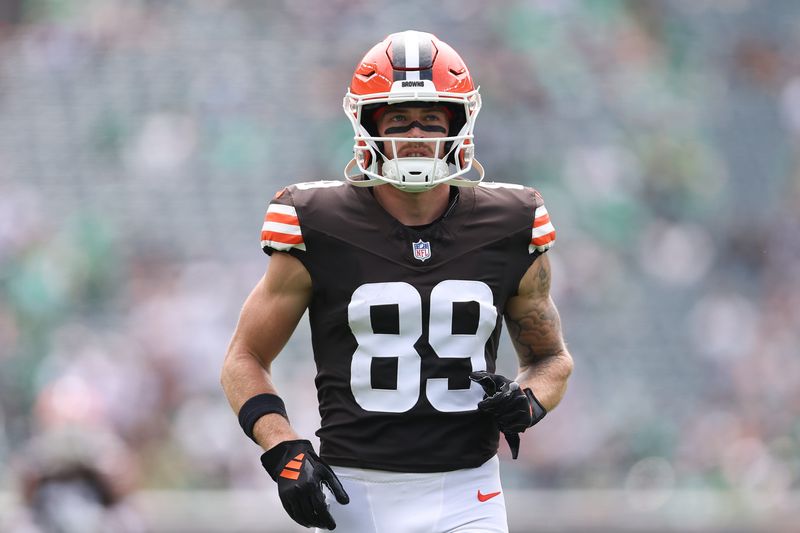 Aug 16, 2025; Philadelphia, Pennsylvania, USA; Cleveland Browns wide receiver Kaden Davis (89) in a game against the Philadelphia Eagles at Lincoln Financial Field. Mandatory Credit: Bill Streicher-Imagn Images
