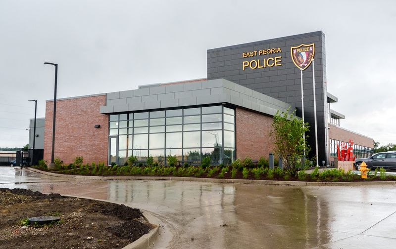 The new East Peoria Police Dept. headquarters at 500 W. Camp St. in East Peoria.