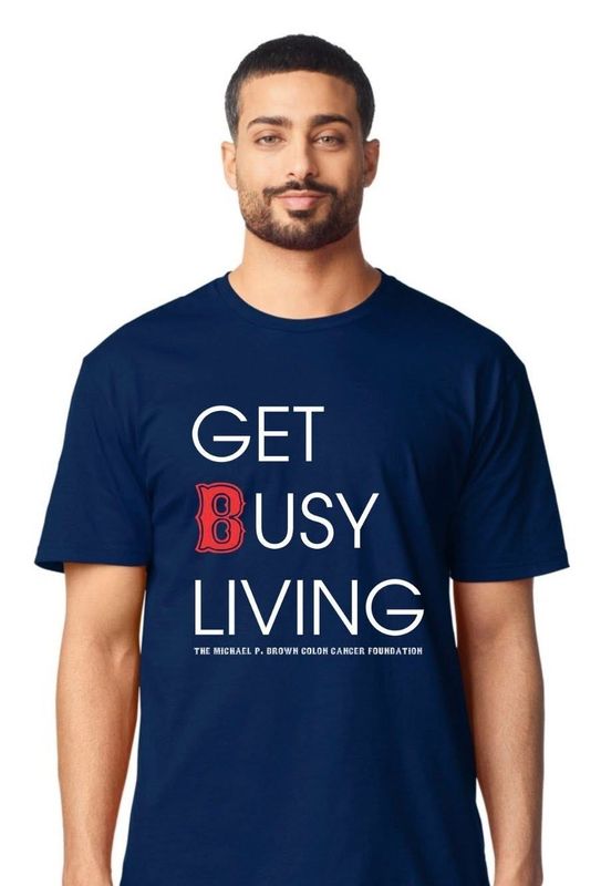 The official T-Shirt for the 2026 Michael P. Brown Foundation festival incorporates elements of the Boston Red Sox, for whom Mike Higgins was a huge fan. Higgins, a Washington resident, died in 2025 from a rare colon cancer.