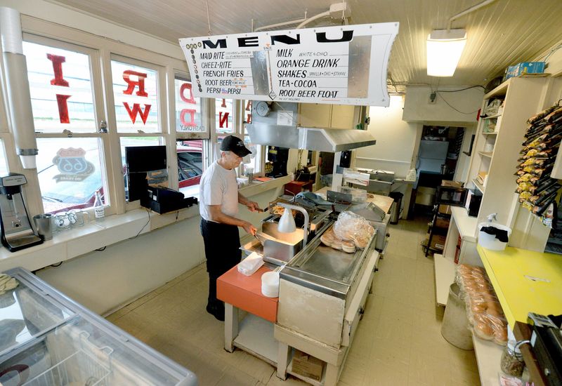 Owner Sam Quaisi works in the kitchen of Maid-Rite restaurant Wednesday, June 24, 2026, in Springfield.