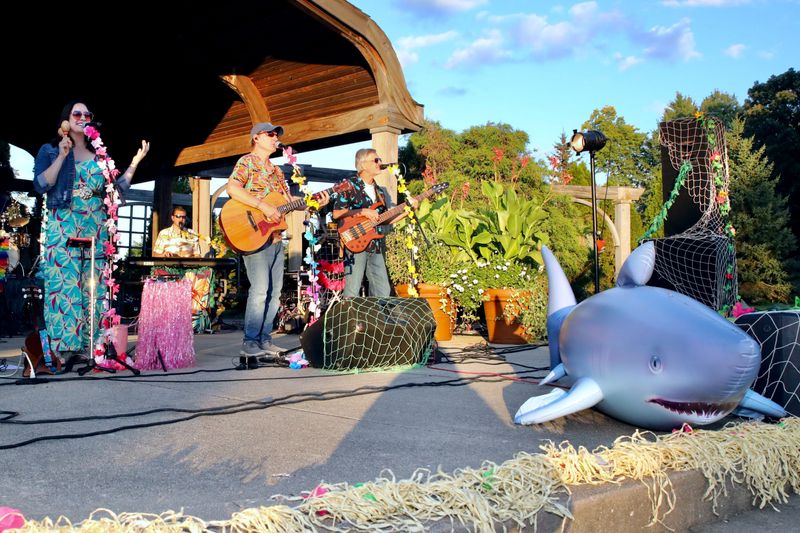 Paradise, a Jimmy Buffet tribute band, performs Sept. 7, 2025, at Klehm Arboretum and Botanic Garden in Rockford.