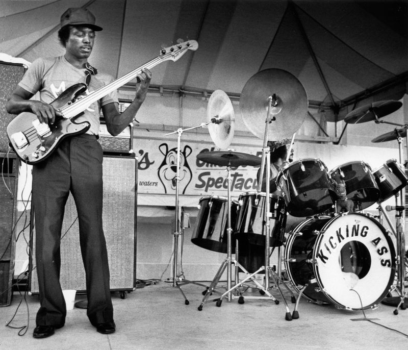 The Lonnie Brooks Blues Band plays LincolnFest in downtown Springfield in 1982. The multi-day downtown gathering regularly drew crowds of 200,000-plus, featuring nationally touring acts like Foghat, the Fabulous Thunderbirds, Chuck Berry and Kansas, among others. LincolnFest was staged from 1981 to 1993.