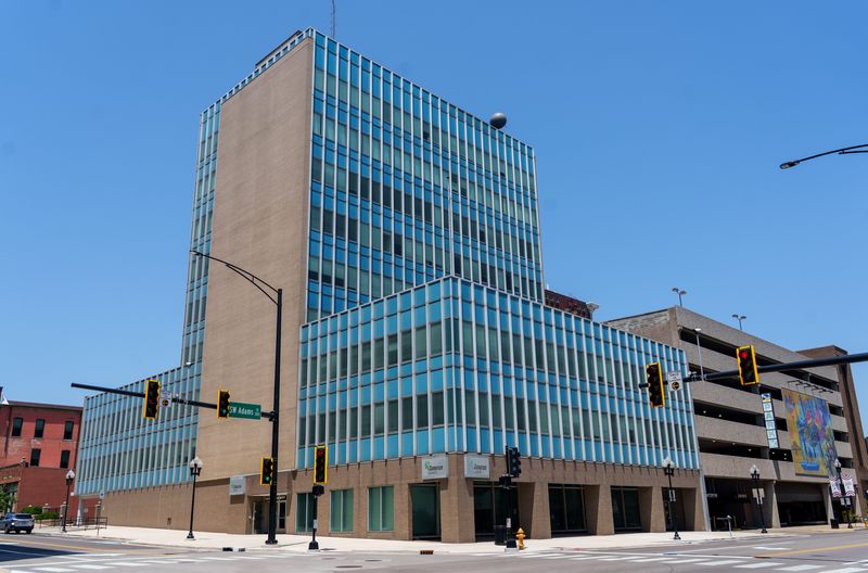 The Ameren headquarters at 300 Liberty Street in Downtown Peoria.