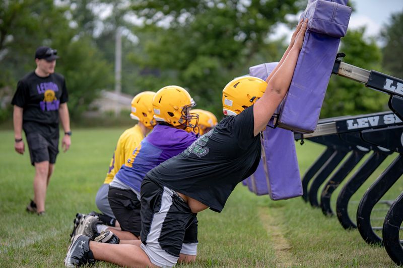 Teams from all across Illinois came together for their first football practice of the season on Aug. 5, 2026, including NIC-10 powers Hononegah, Harlem and Guilford.
