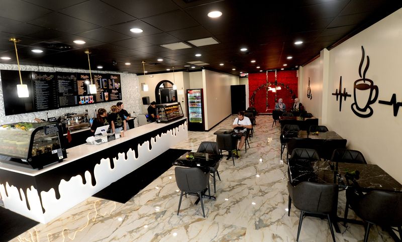 The dining room of the Chocolate Cafe at 4151 Wabash Ave. is seen on Thursday, Aug. 6, 2026, in Springfield.