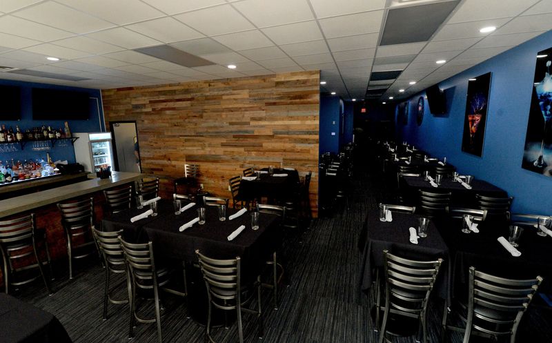 The dining room and bar at Levity Bar and Grill is seen on Tuesday, Aug. 11, 2026, in Springfield. The new restaurant opened on Aug. 1, 2026.