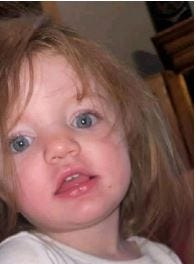 Oaklee Snow is described as weighing 35 pounds, with blonde hair and blue eyes. IMPD Detectives say she was last seen on Thursday, January 19, 2023, in Cromwell, Oklahoma (Seminole County). It is believed she made her way to Indianapolis with her mother, Madison Marshall.