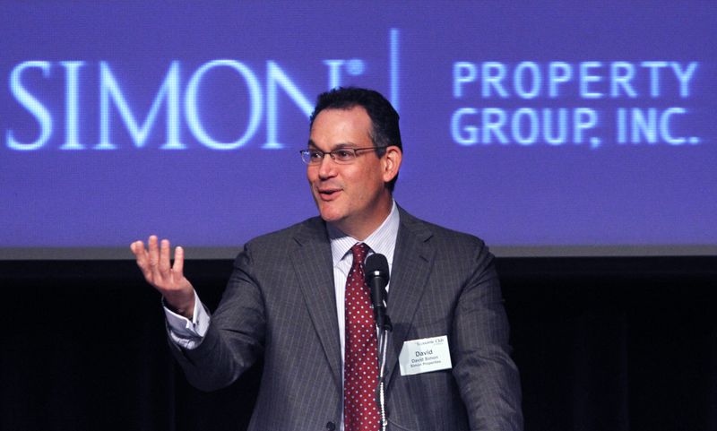 David Simon, CEO of Indianapolis-based Simon Property Group pictured here in a 2014 IndyStar photo, died March 22, 2026, after a battle with cancer.