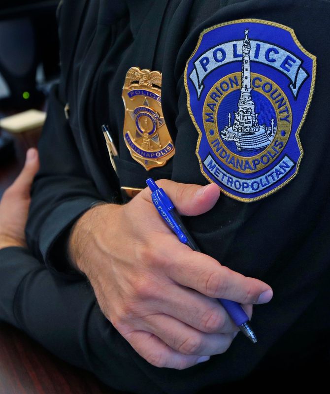 IMPD Assistant Chief Chris Bailey talks about the local homicide rate, during an interview Wednesday, Oct. 27, 2021 in his City-County Building office.