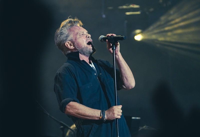 John Mellencamp and The Jim Irsay Band perform during the Colts Kickoff Concert on Friday, Sept. 8, 2023, at Lucas Oil Stadium in Indianapolis.