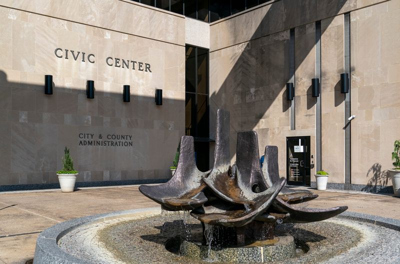 The Civic Center located at 1 NW Martin Luther King Jr. Blvd. in Evansville, Indiana.