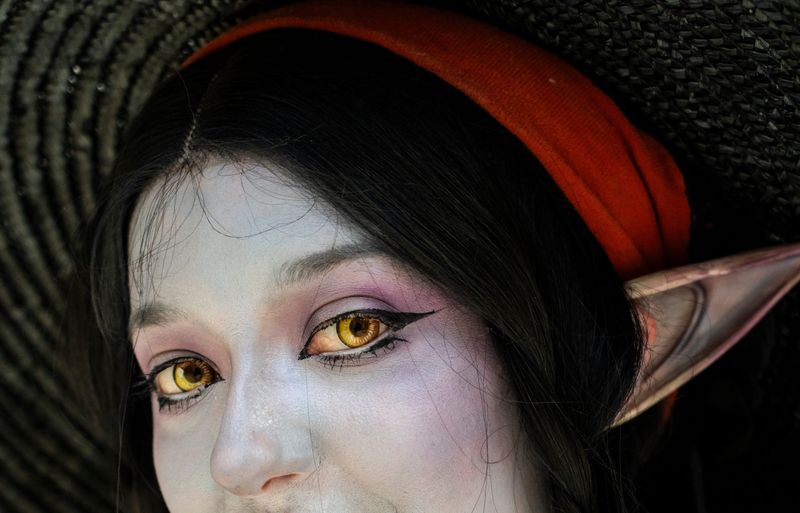 Gen Con attendees in Indianapolis dress Thursday, Aug. 1, 2024, in various character attire in honor of their favorite games during the largest tabletop gaming convention in North America,