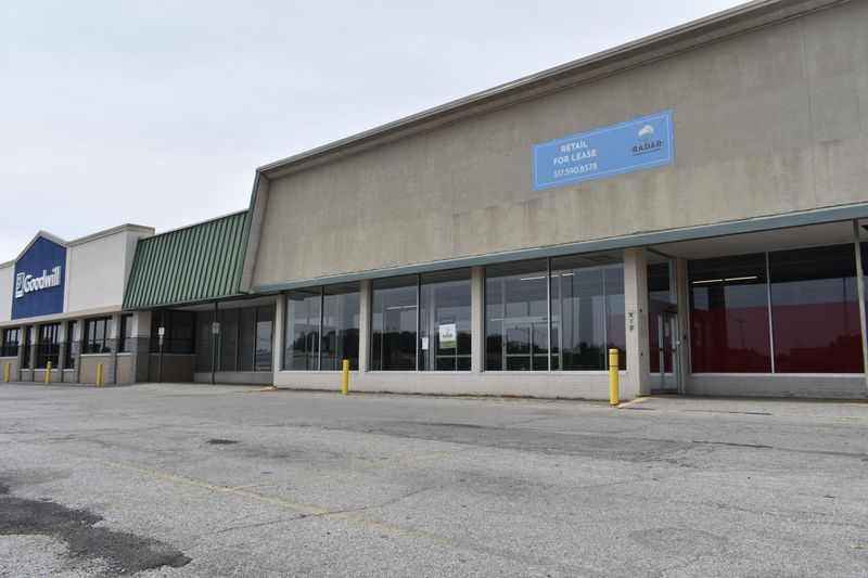 The vacant CVS Pharmacy location on College Mall Road, where Spirit Halloween opened in Bloomington in 2024.