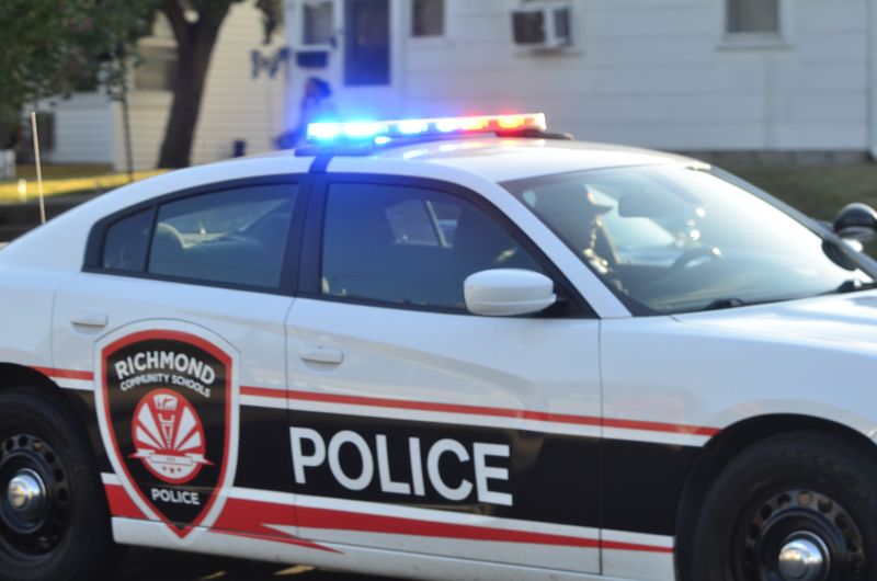 Richmond Community Schools' police vehicles were a common sight throughout the 2024 Homecoming Parade on Sept. 18, 2024.