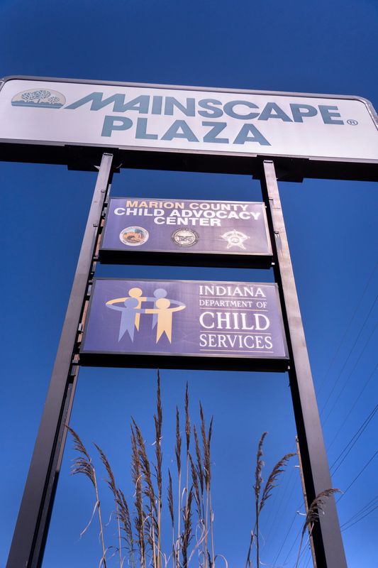 Marion County North DCS (Indiana Department of Child Services) office is located in the 4160 N. Keystone Avenue building, in Mainscape Plaza. Photo taken Wednesday, Oct. 2, 2024.