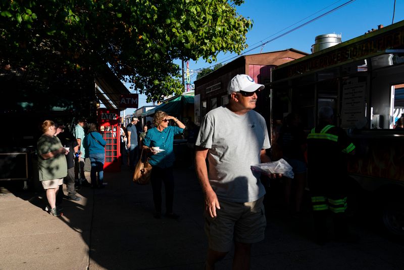 The 2024 West Side Nut Club Fall Festival in Evansville, Ind., Wednesday, Oct. 9, 2024.