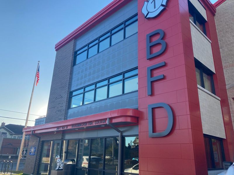 Bloomington's downtown fire station on Fourth Street is reopening after being closed three years due to flooding.