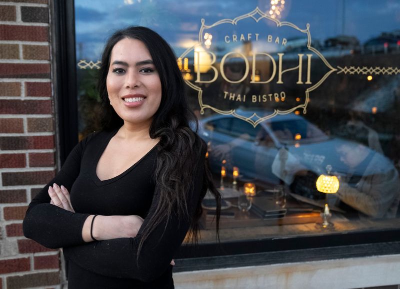 Owner Taelor Carmine is pictured Wednesday, Dec. 11, 2024, at Bodhi in downtown Indianapolis.