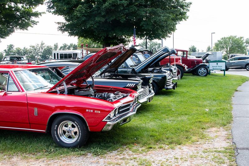Classic Car Cruise-Ins bring hundreds of classic vehicles to Essenhaus each Thursday from May through September. Essenhaus is located at 240 U.S. 20 in Middlebury.