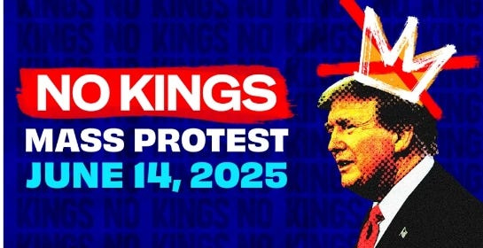 Wayne County Indivisible plans a "No Kings Rally" at Jack Elstro Plaza in Richmond on June 14 from 12:30 to 2:30 p.m.