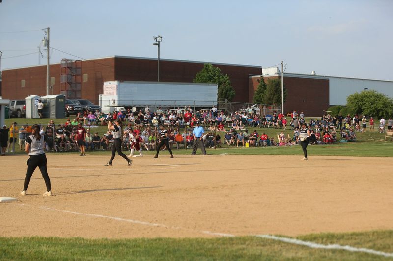 A huge contingency of Glenn fans showed up for an IHSAA Class 3A softball regional championship game between the Falcons and Columbia City Tuesday, June 3, 2025, at Glenn High School in Walkerton.