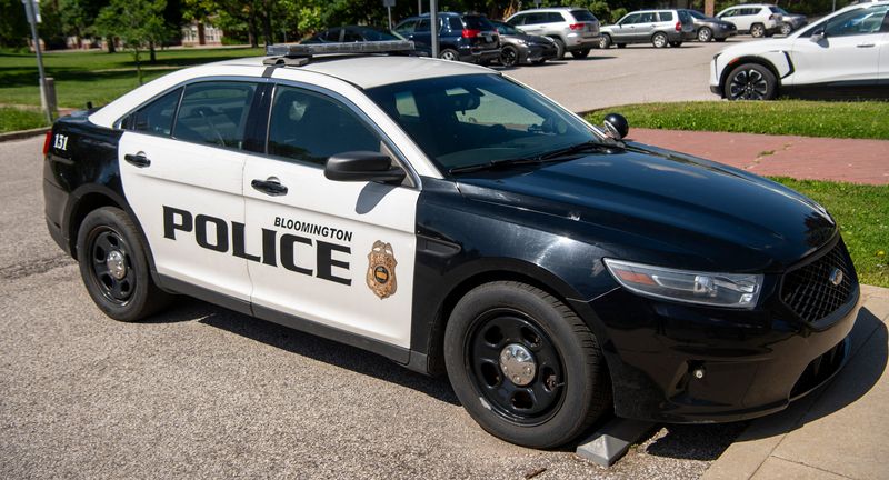 A Bloomington Police Department vehilce on Friday, May 23, 2025.