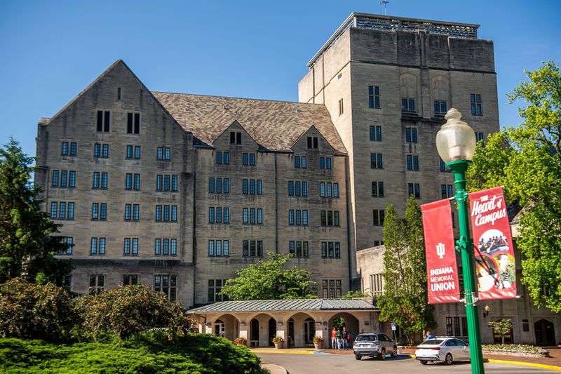 The Indiana Memorial Union on the Indiana University campus on Friday, May 23, 2025.