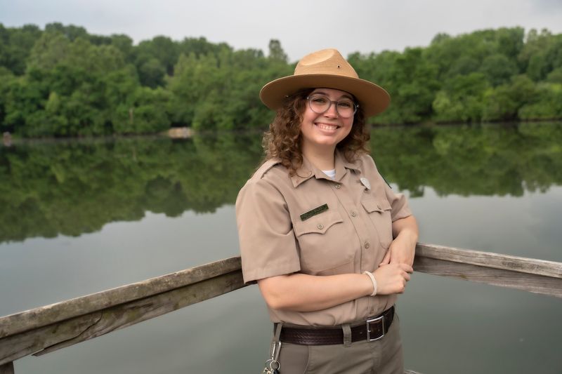 Emilie Sweet is an interpretive naturalist at Fort Harrison State Park. Photo taken Friday, June 13, 2025.