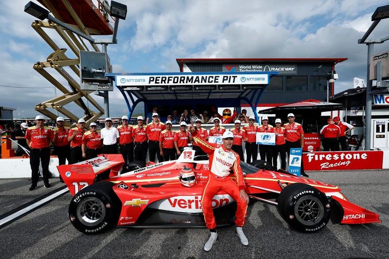 Will Power captured his record-extending 71st IndyCar pole Saturday, June 14, at World Wide Technology Raceway, snapping a pole-less streak for the Team Penske driver of 29 races.