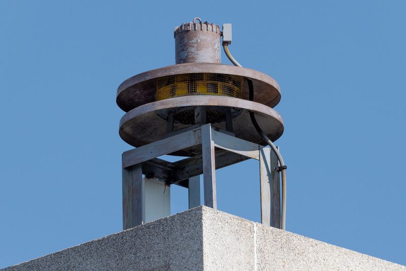 The Delaware County Building's Banshee 110 siren on July 8, 2025.