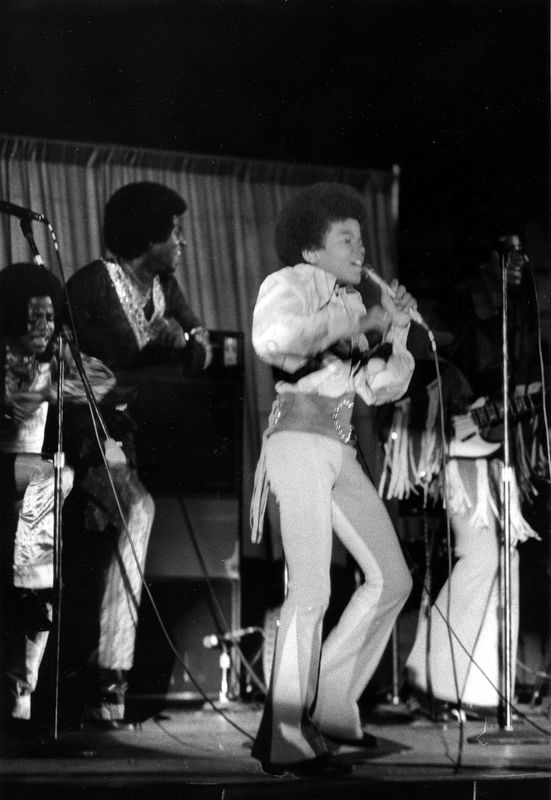 Michael Jackson and the Jackson Five at Freedom Hall. April 9, 1971.