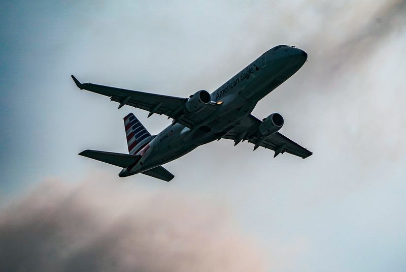 An airplane takes off from Indianapolis International Airport on Thursday, July 17, 2025, in Indianapolis.